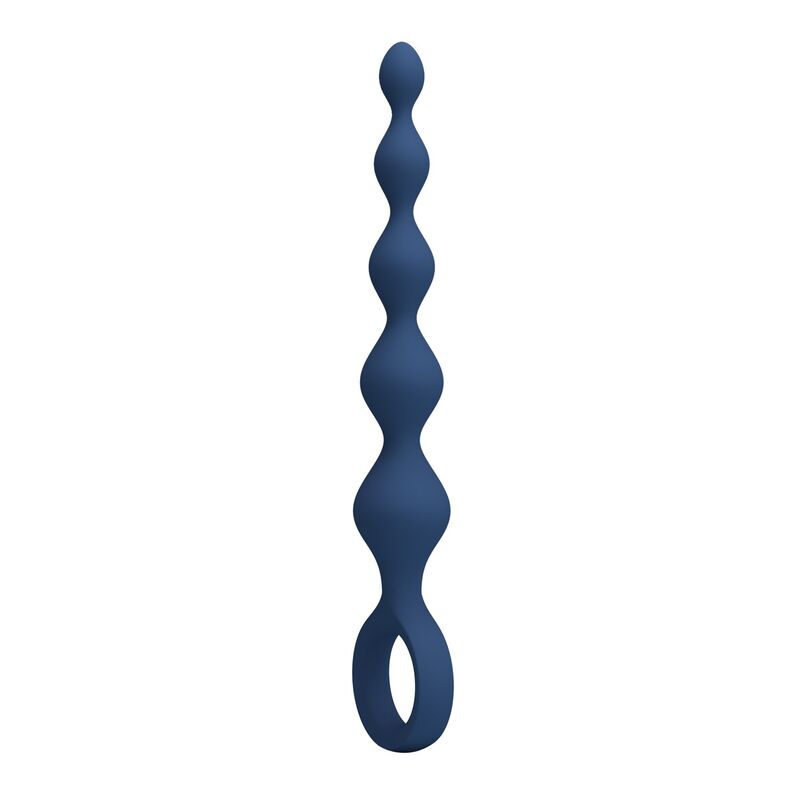 Mr Play - Blue Silicone Anal Beads Anal Plug 20.4 Cm - Image 5