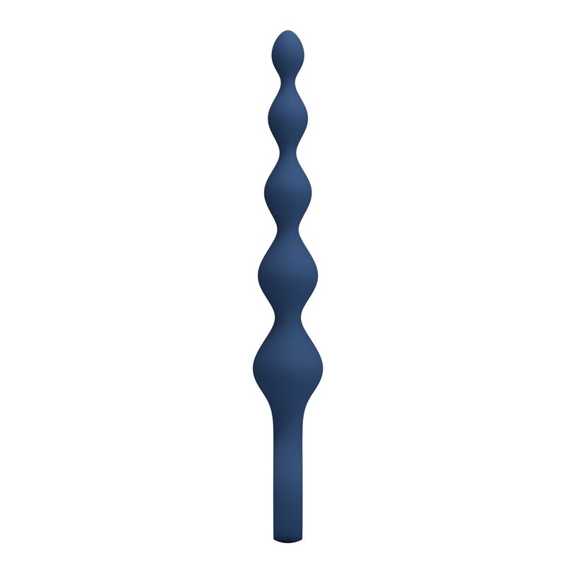 Mr Play - Blue Silicone Anal Beads Anal Plug 20.4 Cm - Image 4