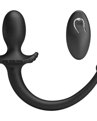 Mr Play - Wireless Remote Control Anal And Perineum Vibrator Black