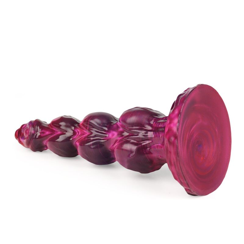 Power Monsters - Primal Beastlord Pink Translucent Fantasy Silicone Dildo 26 Cm Ø 5 Cm - Image 5
