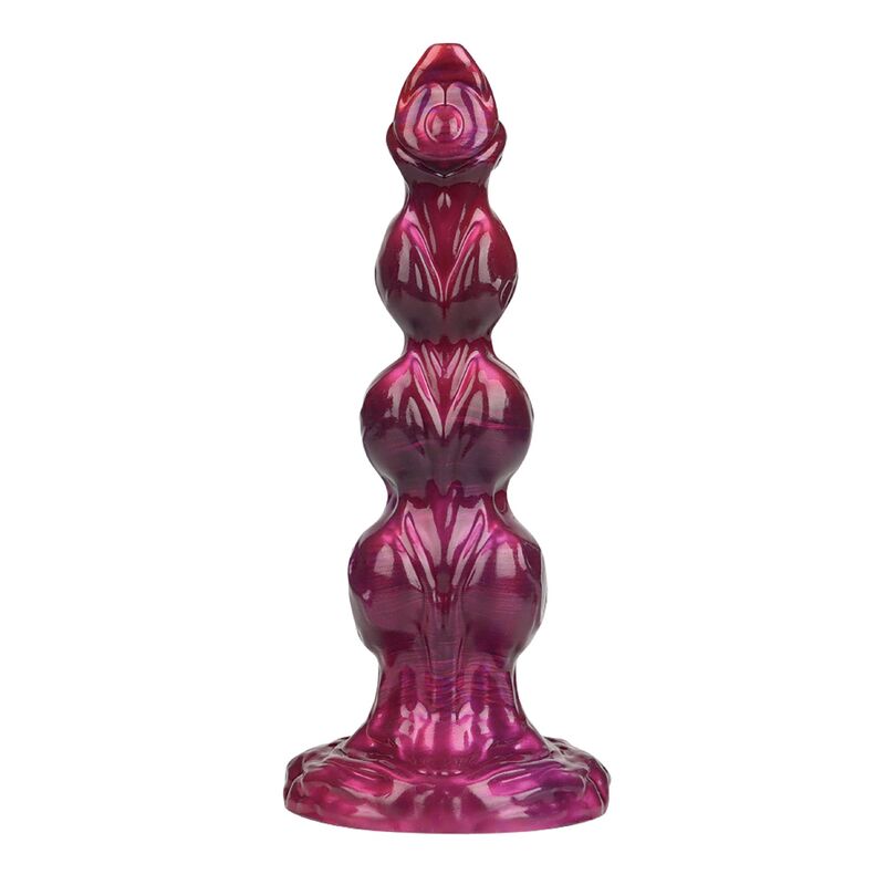 Power Monsters - Primal Beastlord Pink Translucent Fantasy Silicone Dildo 26 Cm Ø 5 Cm - Image 4