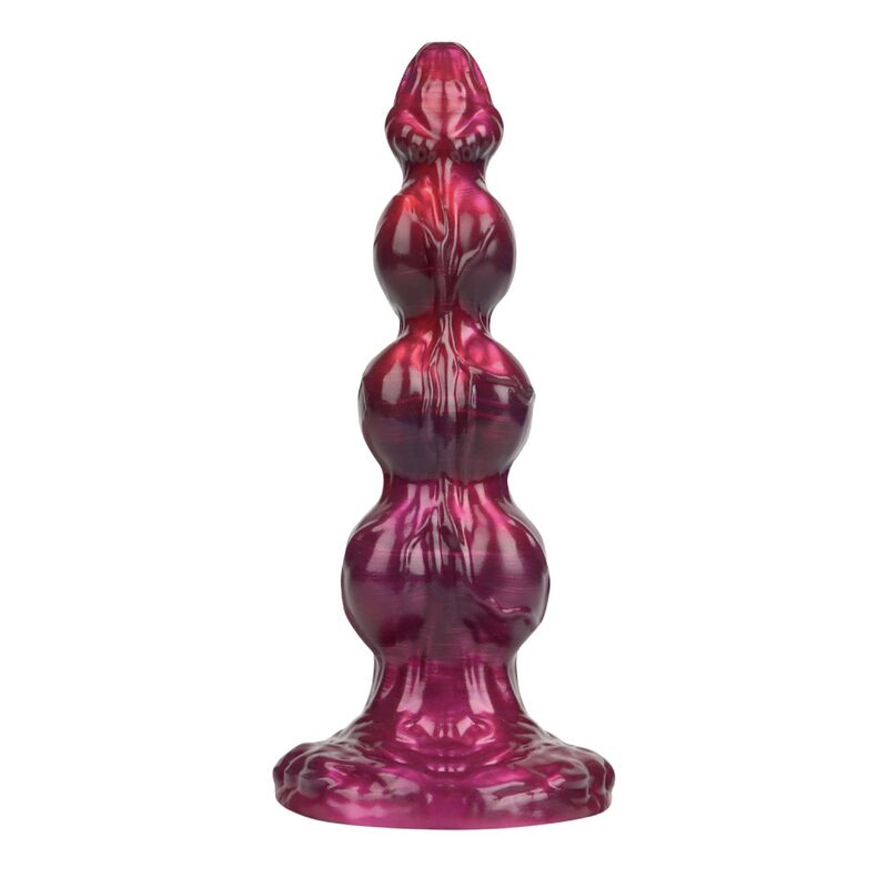Power Monsters - Primal Beastlord Pink Translucent Fantasy Silicone Dildo 26 Cm Ø 5 Cm - Image 2
