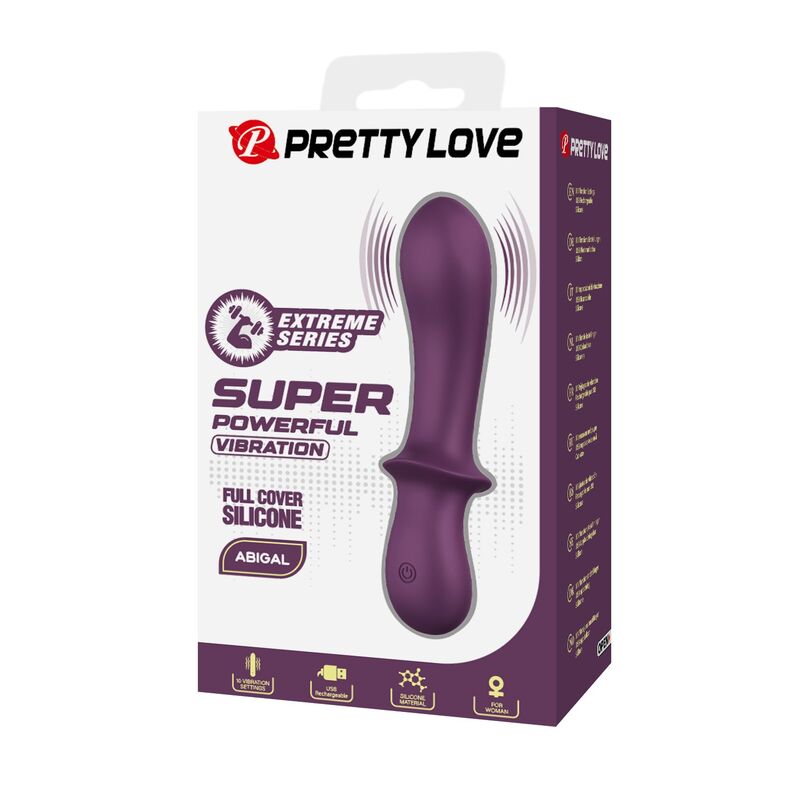Pretty Love - Abigail Rechargeable Vibrator 10 Functions Purple - Image 3