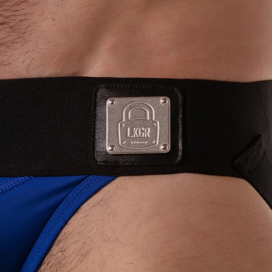 Locker Gear - Wide Waistband Jockstrap Blue S - Image 5
