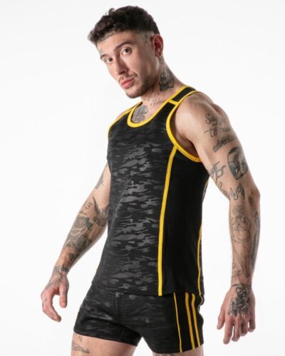 Locker Gear - Full Military Access Tanktop Yellow S