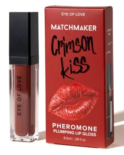Eye Of Love - Matchmaker Crimson Kiss Red Lip Gloss Volumizing Effect With Pheromones 8.5 Ml