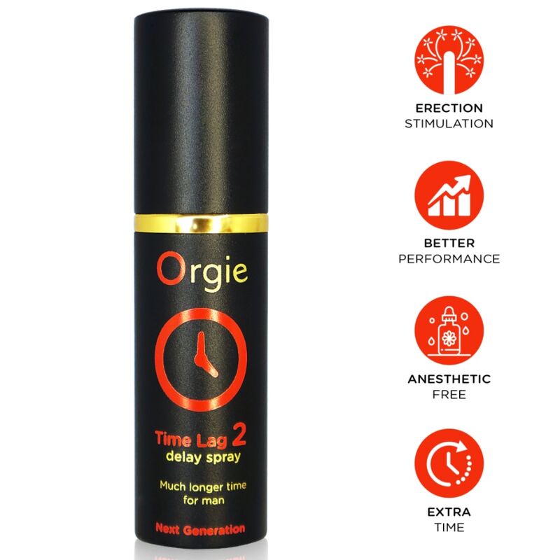 Orgie - Time Lag 2 Delay Spray Anesthetic Free 10 Ml