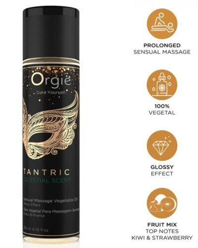 Orgie - Tantric Celestial Scent Sensual Massage Vegetal Oil 200 Ml