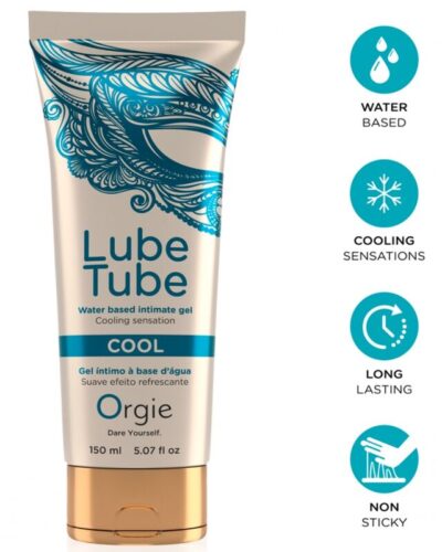 Orgie - Lube Tube Cool Cooling Water-Based Intimate Gel 150 Ml