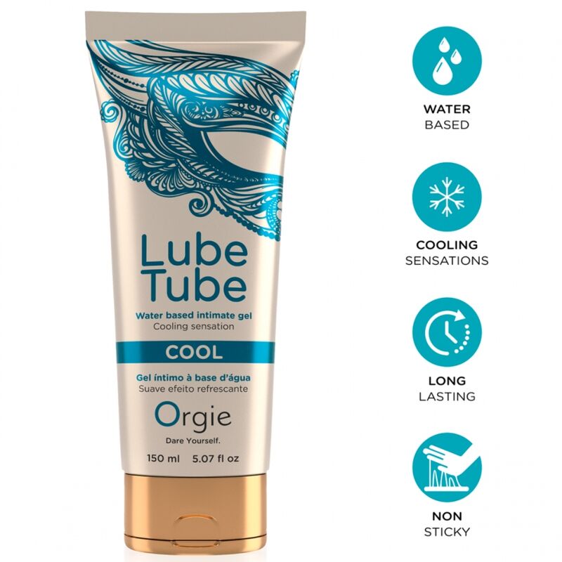 Orgie - Lube Tube Cool Cooling Water-Based Intimate Gel 150 Ml