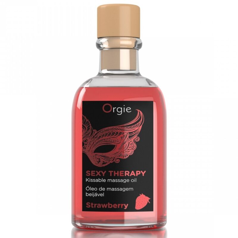 Orgie - Lips Massage Strawberry Kissable Massage Set 100 Ml - Image 2