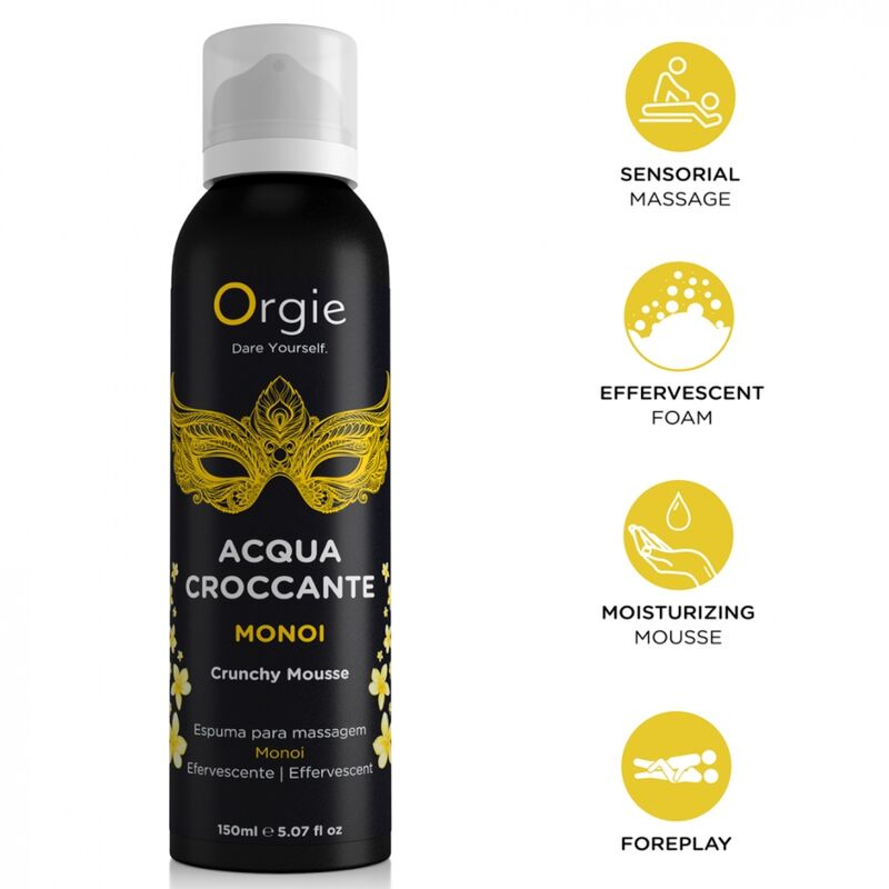 Orgie - Acqua Croccante Monoi Crunchy Massage Mousse 150 Ml
