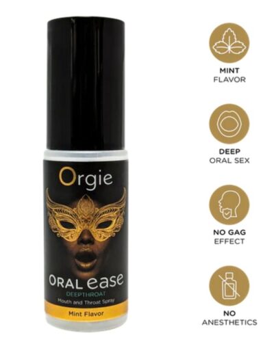 Orgie - Oral Ease Mouth And Throat Spray Mint 50 Ml