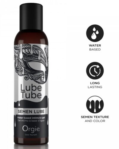 Orgie - Lube Tube Semen Lube Water-Based Intimate Gel 150 Ml