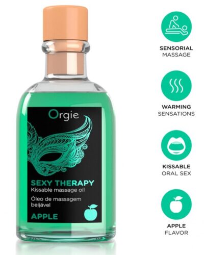 Orgie - Lips Massage Apple Kissable Massage Set 100 Ml