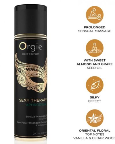 Orgie - Sexy Therapy Aphrodisiac Sensual Massage Oil 200 Ml