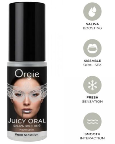 Orgie - Juicy Oral Saliva Boosting Mouth Spray Mint 15 Ml