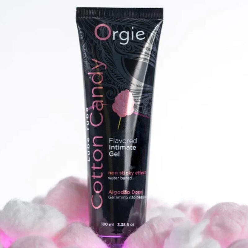 Orgie - Lube Tube Cotton Candy Kissable Water-Based Intimate Gel 100 Ml - Image 4