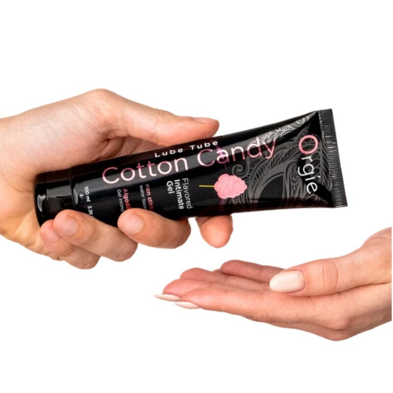 Orgie - Lube Tube Cotton Candy Kissable Water-Based Intimate Gel 100 Ml - Image 3