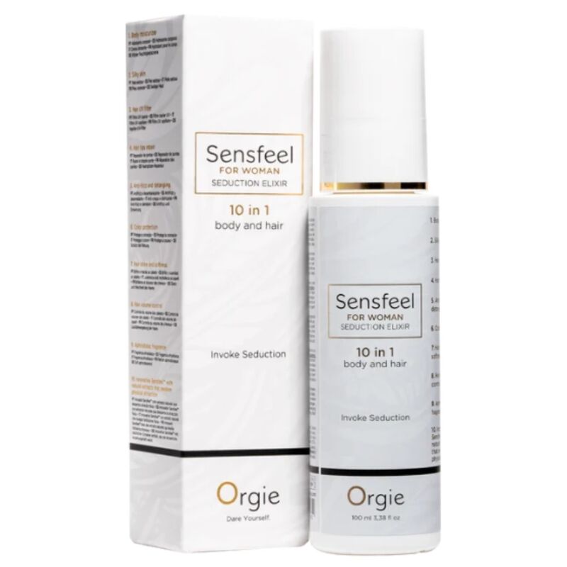 Orgie - Sensfeel For Woman Seduction Elixir 10 In 1 Body And Hair 100 Ml - Image 3