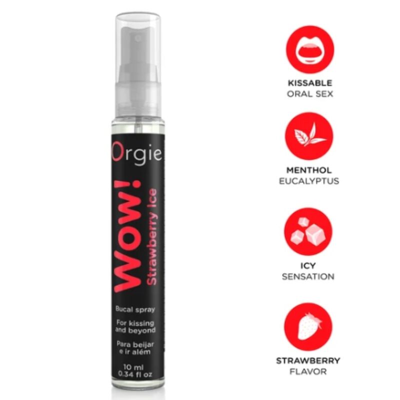 Orgie - Wow! Strawberry Ice Buccal Spray 10 Ml