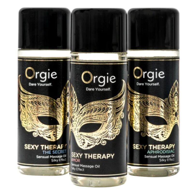 Orgie - Sexy Therapy Mini Size Collection Sensual Massage Oils 3 X 30 Ml - Image 2