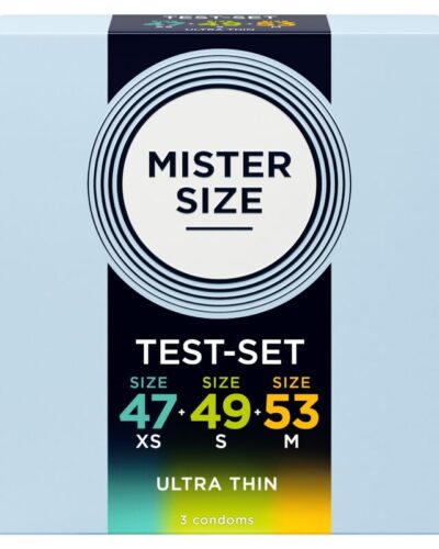 Mister Size - Pack Sample Condom Size 47-49-53 Mm (3 Units)
