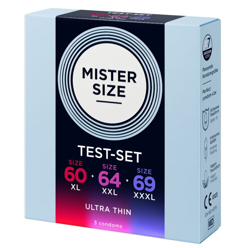 Mister Size - Sample Pack Condoms Size 60-64-69 Mm (3 Units) - Image 2