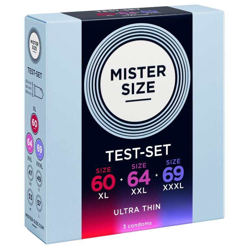 Mister Size - Sample Pack Condoms Size 60-64-69 Mm (3 Units) - Image 3
