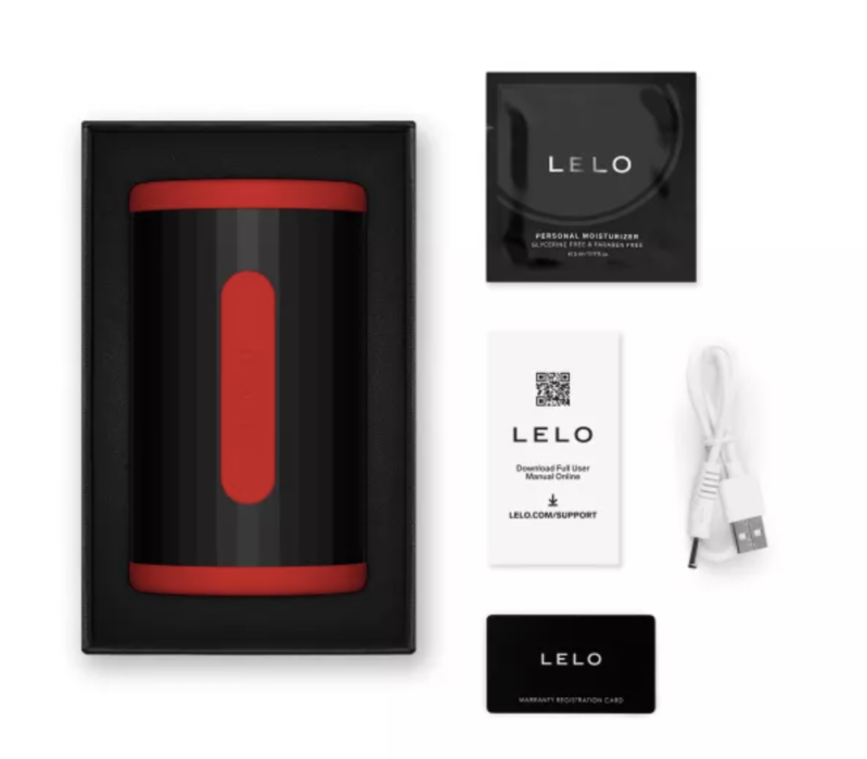 Lelo - F2S Double Sonic Male Stroker With Dual Sonic Stimulation Red - Image 5