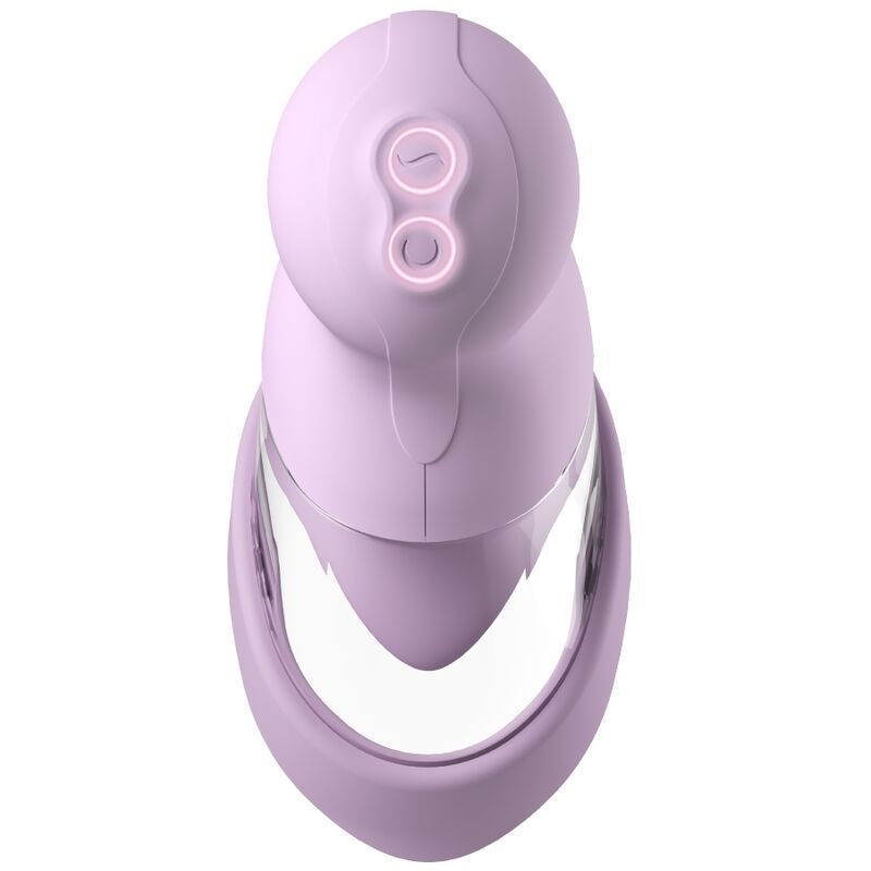 Fantasy For Her - Veloura Touch Pleasure Pump Intimate Pump With Suction And Vibration Purple - Image 2