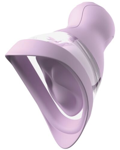 Fantasy For Her - Veloura Touch Pleasure Pump Intimate Pump With Suction And Vibration Purple