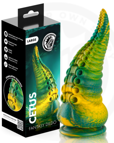 Epic - Cetus Green Tentacle Dildo Large Size