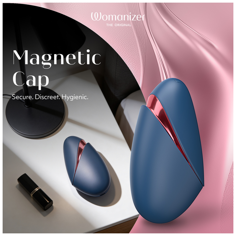 Womanizer - Next Liberty 3D Pleasure Air Clitoral Stimulator Blue/Red - Image 5