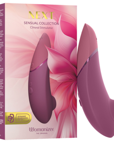 Womanizer - Next Suction Clitoral Stimulator 14 Intensity Levels Dusky Pink