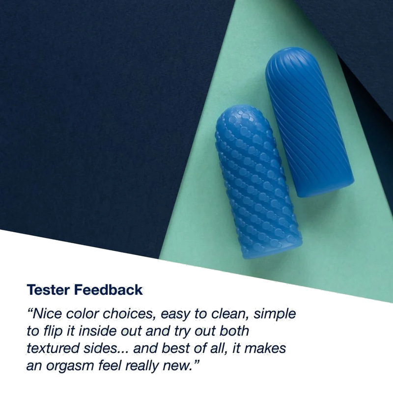 Arcwave - Ghost Reversible Silicone Stroker Blue - Image 4