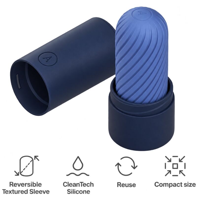 Arcwave - Ghost Reversible Silicone Stroker Blue - Image 3