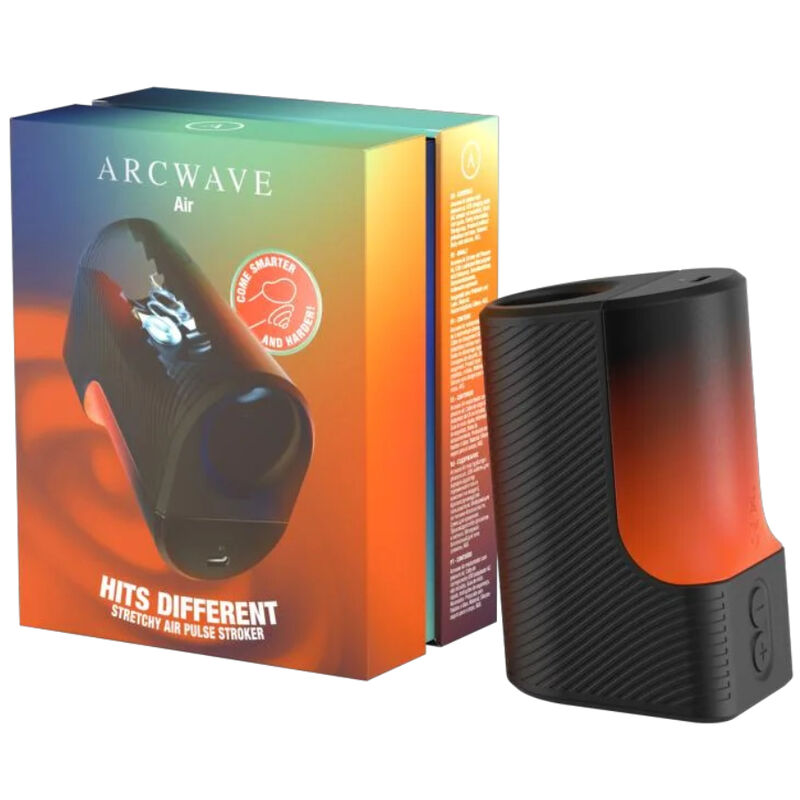 Arcwave - Air Stretchy Male Stroker With Air Pulses And 6 Intensity Levels Black - Image 4