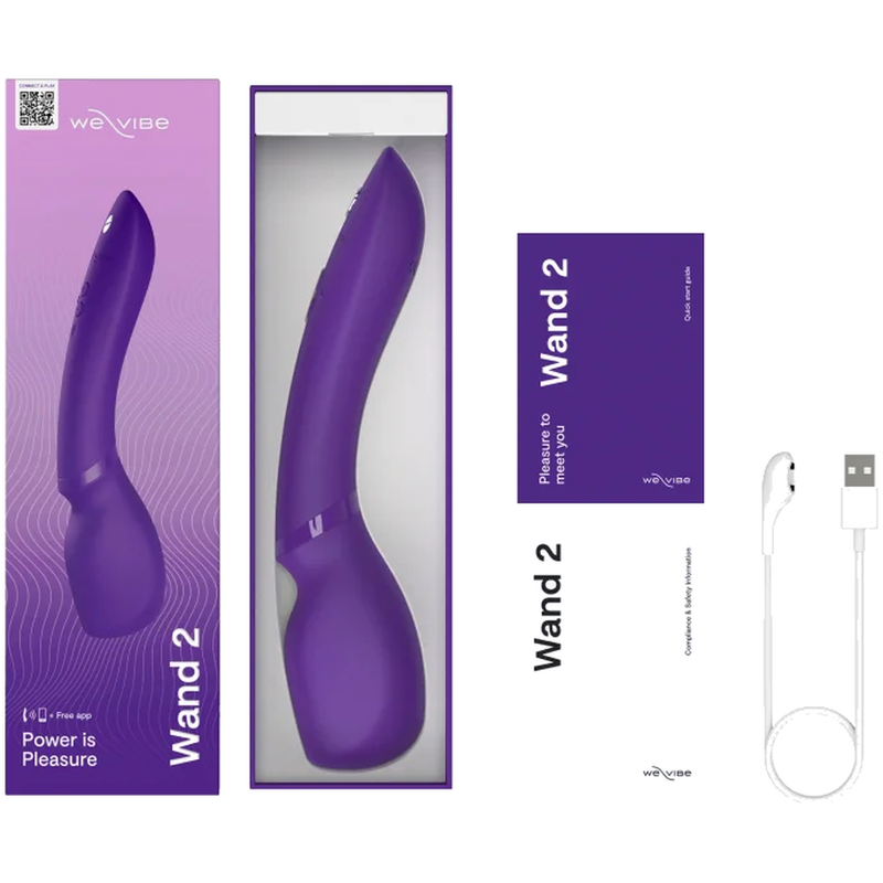 We-Vibe - Wand 2 Rechargeable Body Wand Massager Purple - Image 3