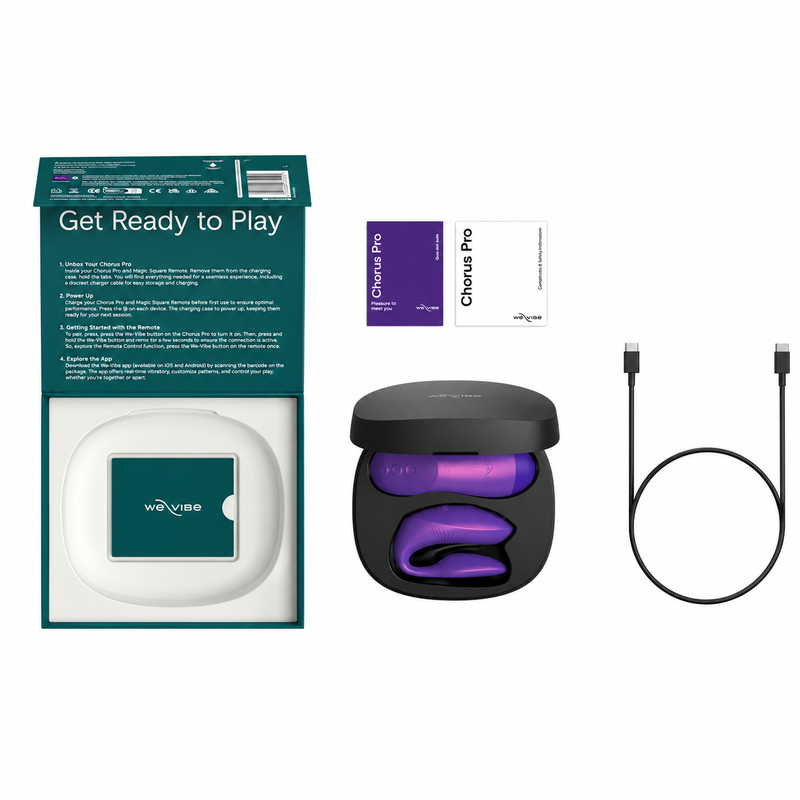 We-Vibe - Chorus Pro Premium Couples Vibrator Cosmic Purple - Image 4