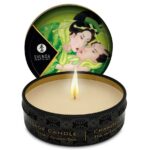 Shunga - Mini Caress By Candelight Massage Candle T Green 30 ml