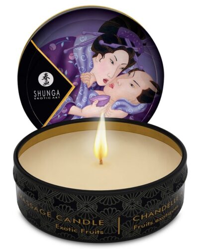 Shunga - Mini Caress By Candelight Exotic Fruits Massage Candle 30 ml