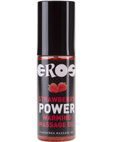 Eros Strawberry Power Warming Massage Oil