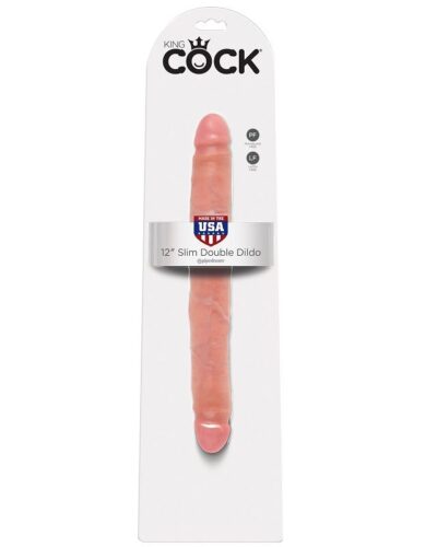 King Cock - Slim Double Dildo 30 cm