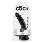King Cock - 7 Dildo Black 17.8 cm