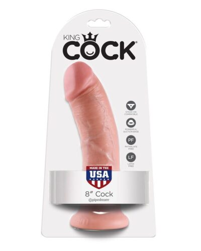 King Cock - 8 Dildo Flesh 20.3 cm
