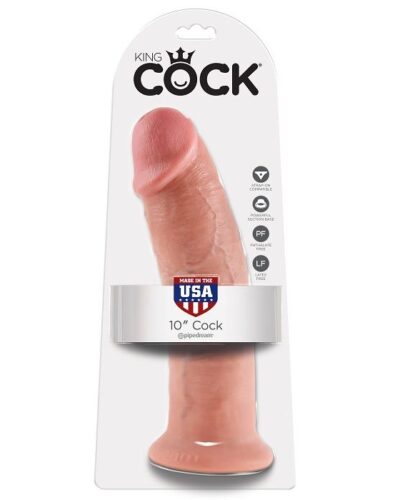 King Cock - 10 Dildo Flesh 25.4 cm