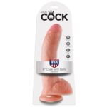 King Cock - 9 Dildo Flesh With Balls 22.9 cm