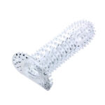 Baile - Penis Sheath With Stimulating Points Purple 14 cm