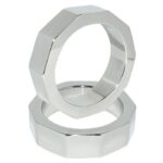 Metal Hard - Penis And Testicle Nut Ring 55 mm